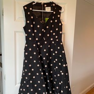 NWT kate spade polka dot dress!
